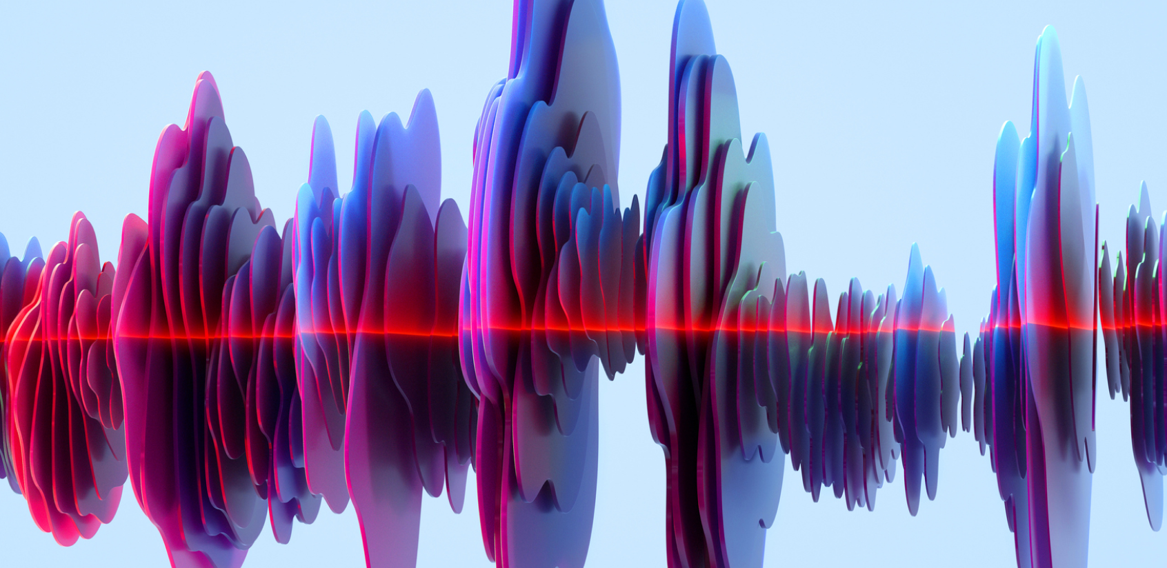 Abstract image of connected data waves.